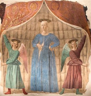 Piero della Francesca, Vierge de l'enfantement, Monterchi