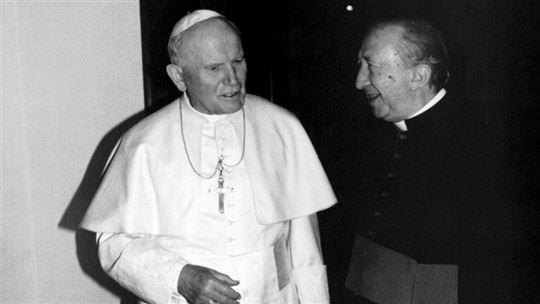 Jean Paul II et don Giussani