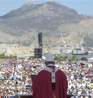 La messe du Pape au Foro Italico de Palerme