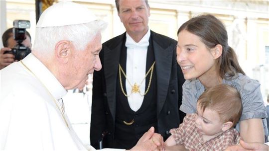 Avec le pape Benoît XVI