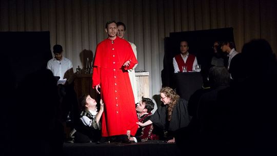 Le spectacle « Le grand inquisiteur » (photo : Anna Arigossi/ICONphotos)