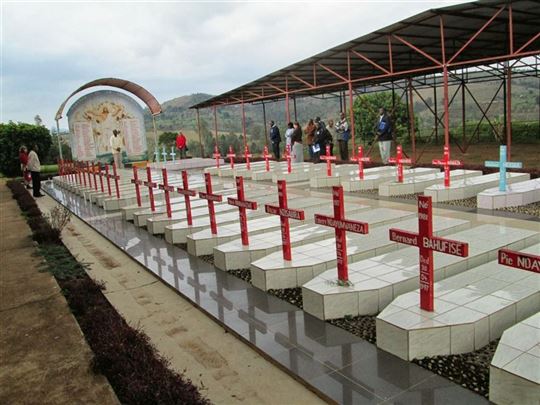 Les tombes des 40 martyrs de Buta