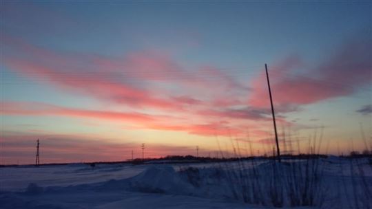 L’aube du 30 décembre sur la plaine sibérienne