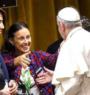 Le pape François au Synode sur les jeunes en 2018