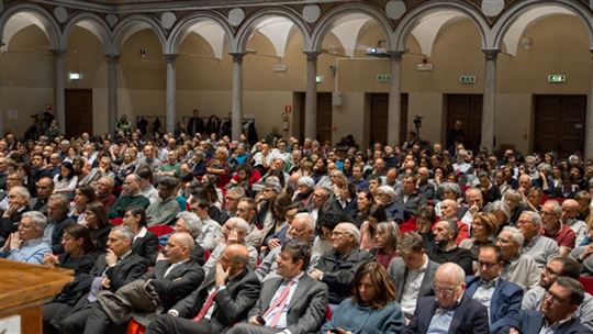 L’assemblée lors de la rencontre du Centre Culturel de Milan