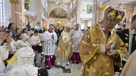 Les Premières communions dans l’Eglise du Sacré Cœur de Rakovsky