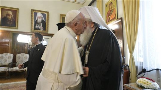 Avec le Patriarche Neofit