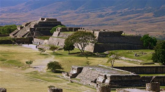 Les ruines de la civilisation zapotèque
