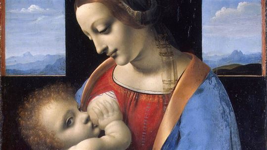 Leonard ; Madone Litta (vers 1490) exposée au Musée Poldi Pezzoli de Milan jusqu’au 26 février
