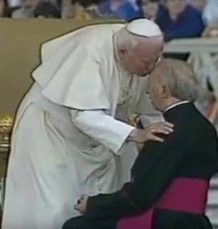 Don Giussani et le pape Jean-Paul II