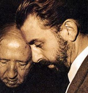 Enzo Piccinini avec don Luigi Giussani
