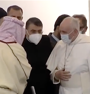 Le pape François à Ur pour la rencontre interreligieuse