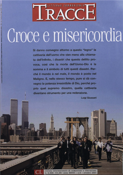 La couverture de Tracce, octobre 2001