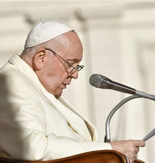 Pape François lors de l'Audience du 22 novembre (Vatican Media/Catholic Press Photo)