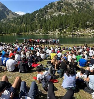 L’excursion lors de l'équipe du Clu à La Thuile