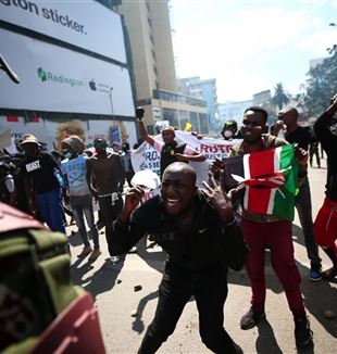 Nairobi, émeutes entre la police et les manifestants (Photo Ansa/Kanyri Wahito/ZUMA Press Wire)