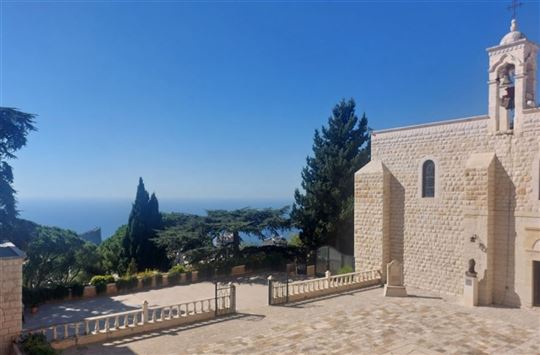 La vue depuis le monastère